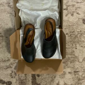 Born Black Leather Loafers